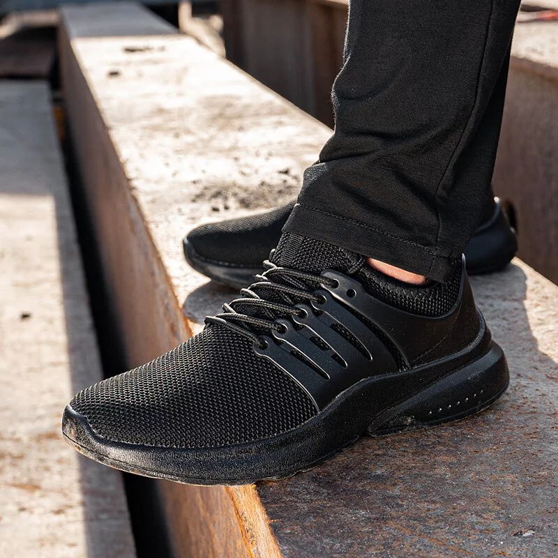 【限時特惠 廠家直營】2023新款百搭軟底休閒鞋防潑水超透氣霧隱黑鋼鐵防潑水鞋 【限時特惠 廠家直營】2023新款百搭軟底休閒鞋防潑水超透氣霧隱黑鋼鐵防潑水鞋